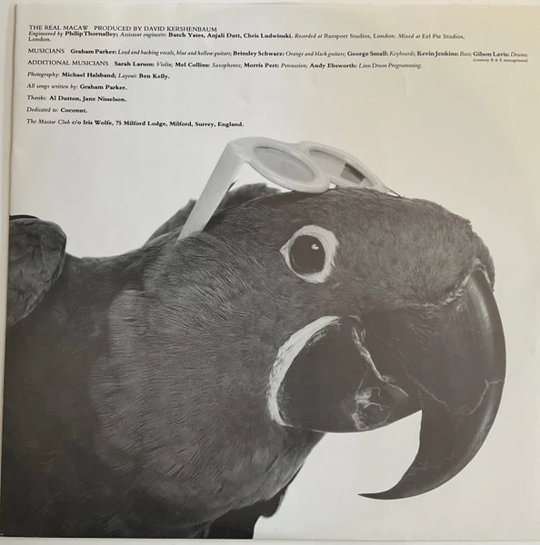 Graham Parker – The Real Macaw (VG+/VG+) – LP, AU 1983 - Image 4