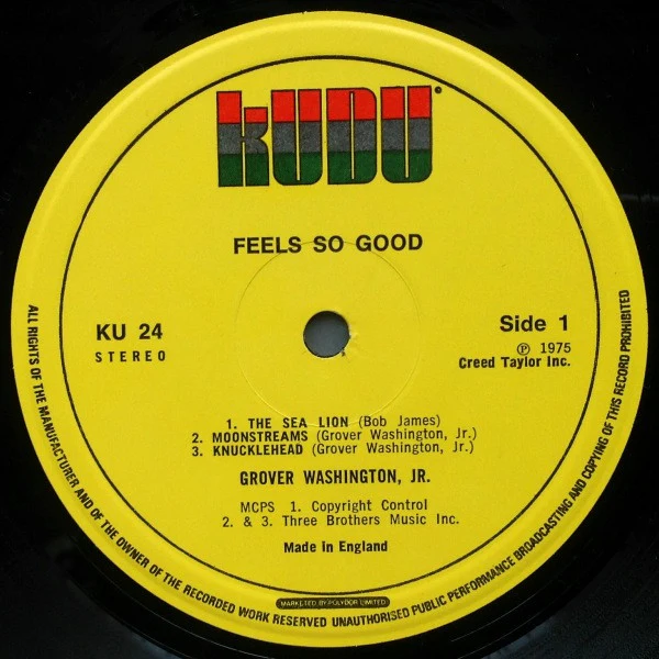 Grover Washington, Jr. – Feels So Good (VG/VG) – LP, UK 1975 - Image 3