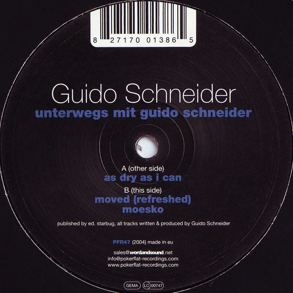 Guido Schneider – Unterwegs Mit Guido Schneider (VG/Generic) – 12", DE 2004