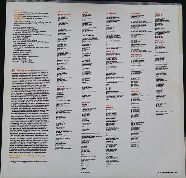 Guns N' Roses – Appetite For Destruction (VG+/VG+) – LP, AU 1987 - Image 3