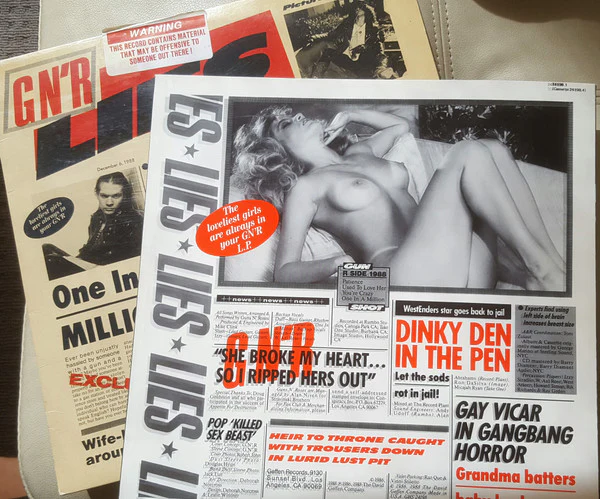 Guns N' Roses – G N' R Lies (VG/VG+) – LP, AU 1988 - Image 3