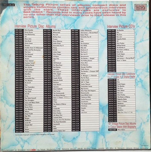 Guns N' Roses – Limited Edition Interview Picture Disc (VG/Generic) – LP, UK 1987 - Image 4