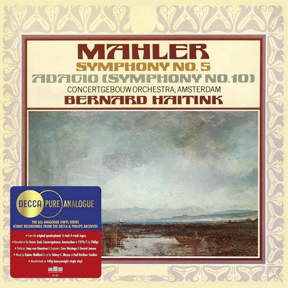 Gustav Mahler, Concertgebouworkest, Bernard Haitink – Symphony No.5; Adagio (Symphony No.10) (2xLP, Decca Pure Analogue)