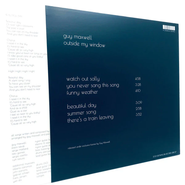 Guy Maxwell – Outside My Window (VG+/VG+) – LP, DE 2021 - Image 3