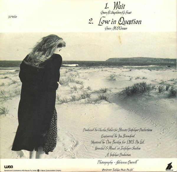 Gyan – Wait (VG+/VG+) – 7", AU 1989 - Image 2