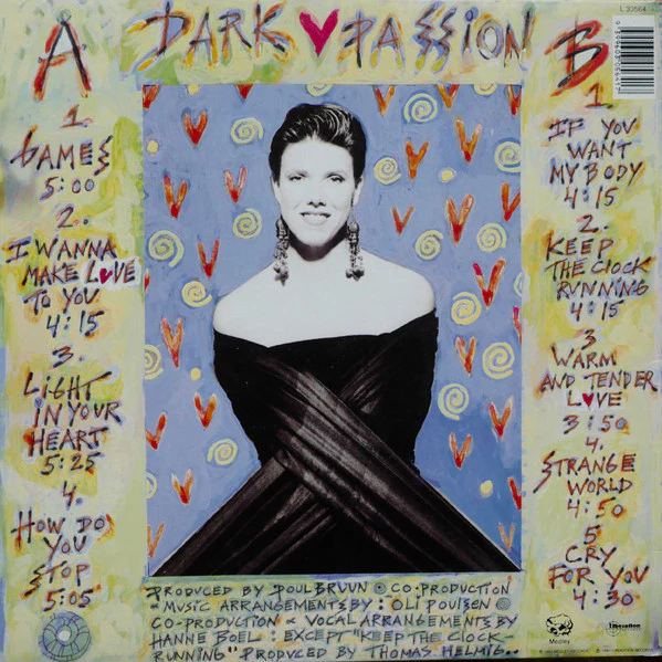 Hanne Boel – Dark Passion (NM/E) – LP, AU 1991 - Image 2