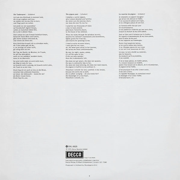 Hans Hotter, Geoffrey Parsons – The Art Of Hans Hotter (VG/VG+) – LP, UK 1974 - Image 6
