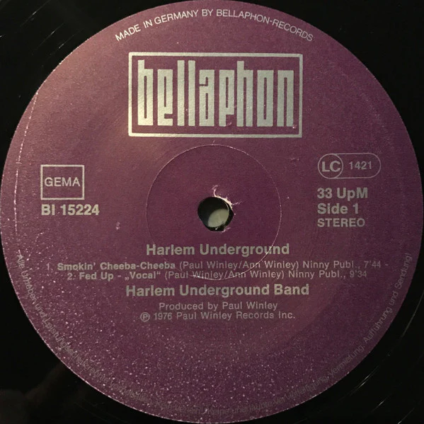 Harlem Underground Band, George Benson – Harlem Underground (VG/VG) – LP, DE 1978 - Image 3