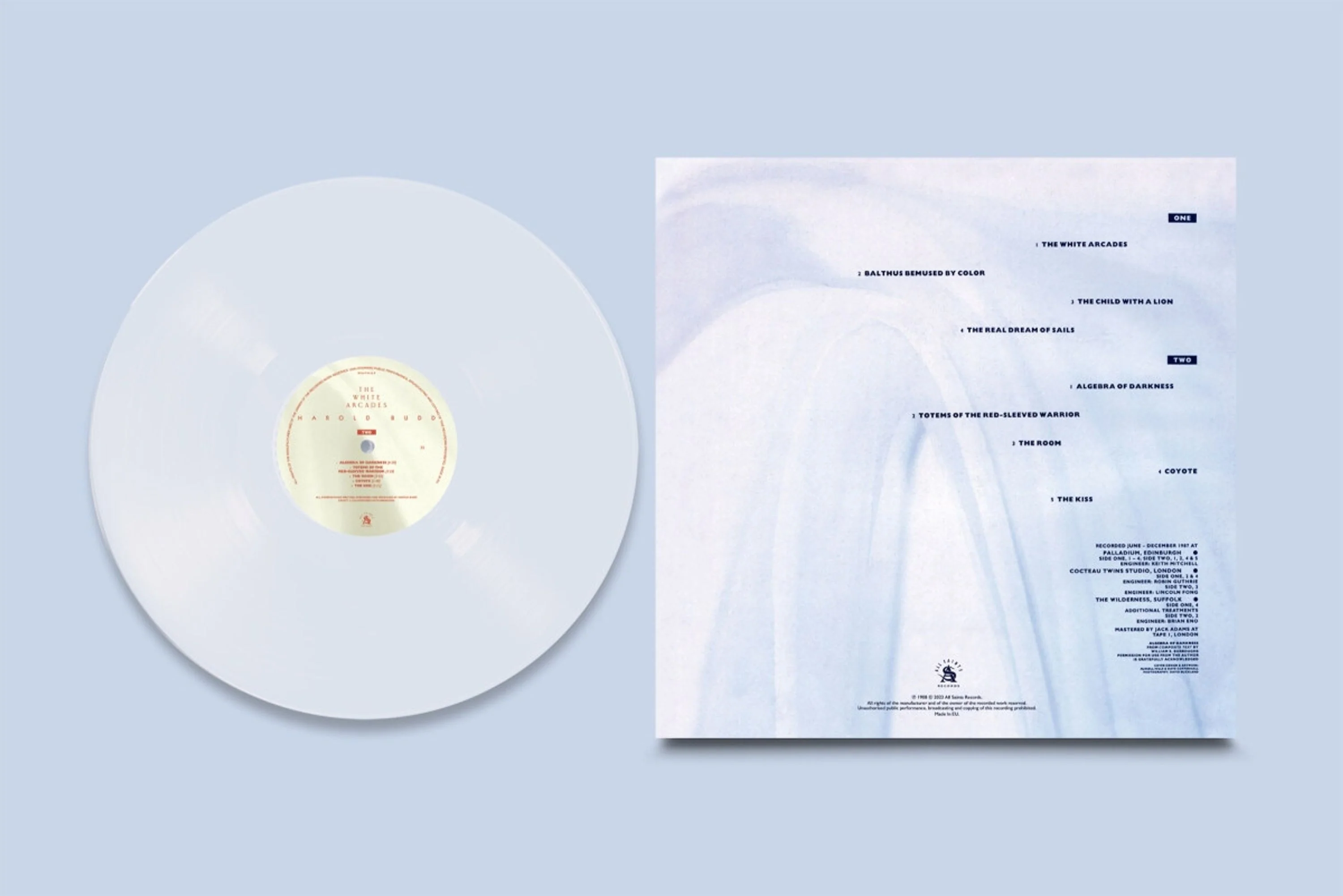 Harold Budd – The White Arcades (Clear Vinyl) - Image 3