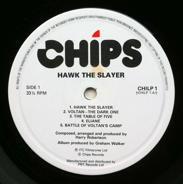 Harry Robertson – Hawk The Slayer (VG+/VG+) – LP, UK 1980 - Image 3