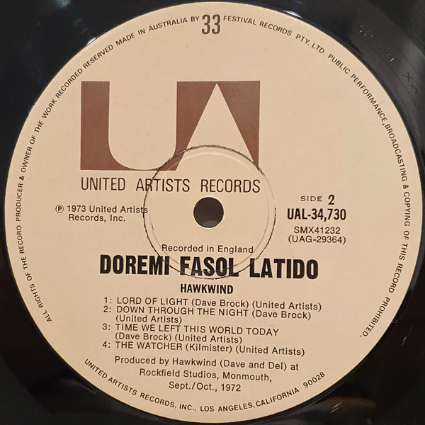 Hawkwind – Doremi Fasol Latido (VG+/VG) – LP, AU 1972 - Image 6