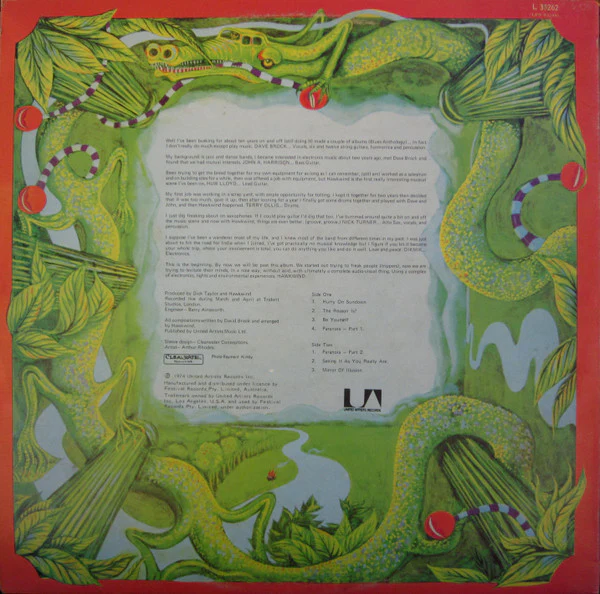 Hawkwind – Hawkwind (VG/VG+) – LP, AU 1974 - Image 2