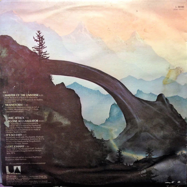 Hawkwind – Masters Of The Universe (VG+/VG+) – LP, AU 1977 - Image 3