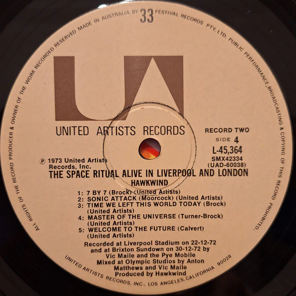 Hawkwind – Space Ritual (VG/VG) – 2xLP, AU 1973 - Image 8