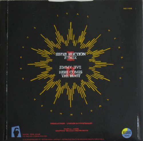 Haysi Fantayzee – Sister Friction (VG/VG+) – 12", UK 1983 - Image 2