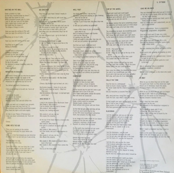 Hazel O'Connor – Breaking Glass (VG+/VG+) – LP, AU 1980 - Image 4