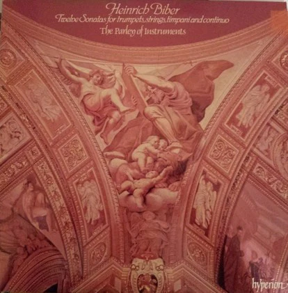 Heinrich Ignaz Franz Biber, The Parley Of Instruments – Twelve Sonatas For Trumpets, Strings, Timpani And Continuo (VG+/E) – LP, UK 1985