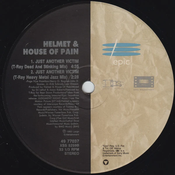 Helmet, House Of Pain – Just Another Victim (M/M) – 12", US 1993 - Image 4