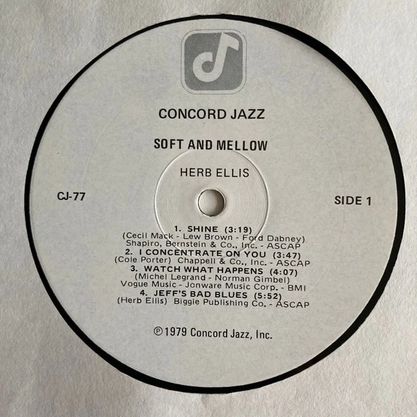 Herb Ellis – Soft & Mellow (VG/VG+) – LP, US 1979 - Image 3