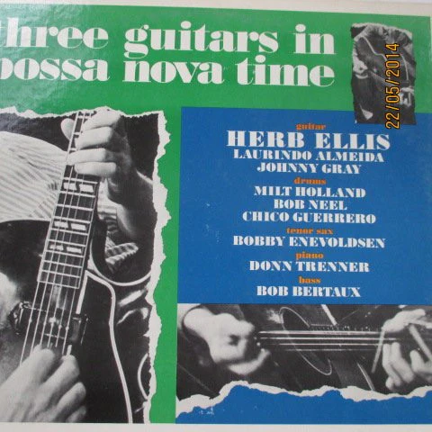 Herb Ellis – Three Guitars In Bossa Nova Time (E/VG+) – LP, US 1963