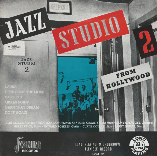 Herb Geller, Milt Bernhart, John Graas, Don Fagerquist, Marty Paich, Howard Roberts, Curtis Counce, Larry Bunker – Jazz Studio Two (From Hollywood) (E/E) – LP, UK