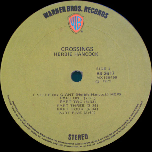 Herbie Hancock – Crossings (VG+/VG+) – LP, AU 1972 - Image 4