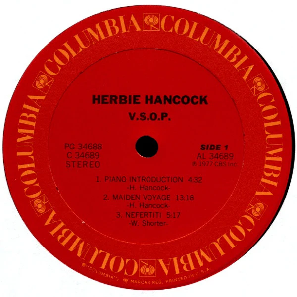 Herbie Hancock – V.S.O.P. (VG+/VG) – 2xLP, US 1977 - Image 5