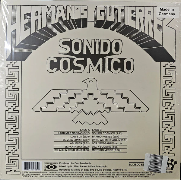 Hermanos Gutiérrez – Sonido Cósmico (VG+/VG+) – LP, EU 2024 - Image 4