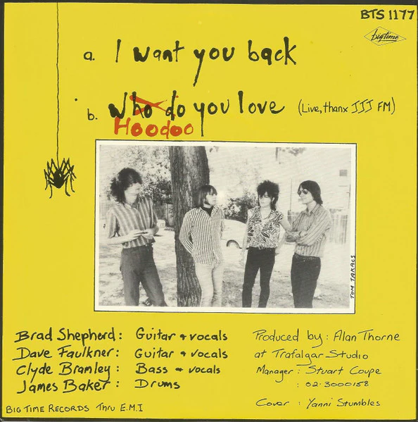 Hoodoo Gurus – I Want You Back (VG+/VG) – 7", AU 1984 - Image 2