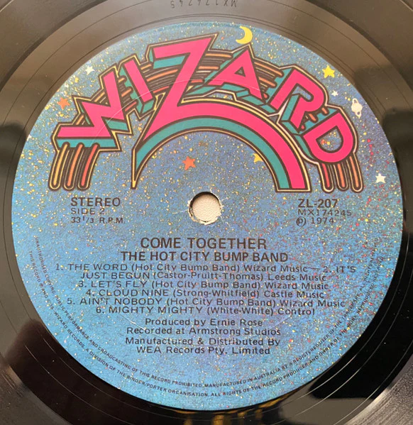 Hot City Bump Band – Come Together (VG+/VG+) – LP, AU 1974 - Image 4