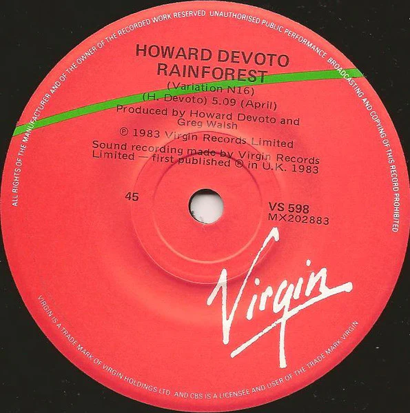 Howard Devoto – Rainy Season (NM/VG+) – 7", AU 1983 - Image 4