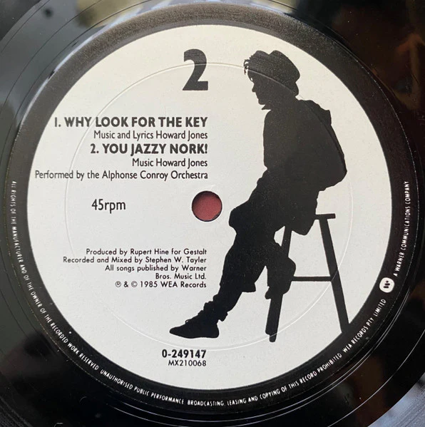 Howard Jones – Things Can Only Get Better (Extended Mix) (VG+/VG+) – 12", AU 1985 - Image 4