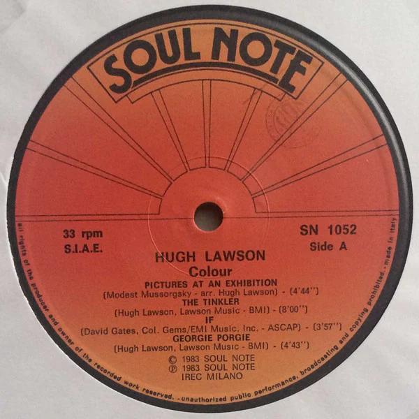 Hugh Lawson – Colour (E/E) – LP, IT 1983 - Image 3