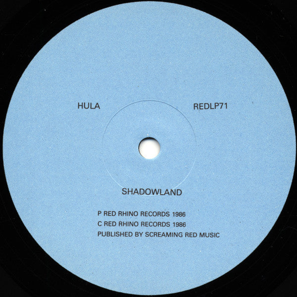 Hula – Shadowland (VG+/VG+) – LP, UK 1986 - Image 4