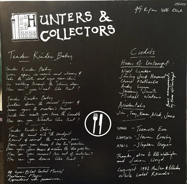 Hunters & Collectors – Hunters & Collectors (E/VG+) – LP, AU 1982 - Image 7