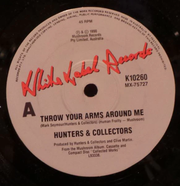 Hunters & Collectors – Throw Your Arms Around Me (VG+/VG+) – 7", AU 1990 - Image 3