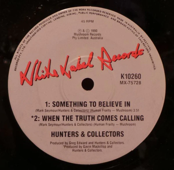 Hunters & Collectors – Throw Your Arms Around Me (VG+/VG+) – 7", AU 1990 - Image 4