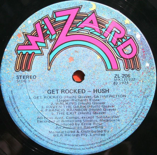 Hush – Get Rocked! (VG/VG) – LP, AU 1974 - Image 5