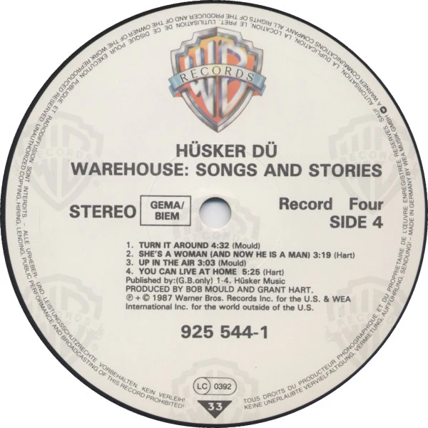 Hüsker Dü – Warehouse: Songs And Stories (VG/VG+) – 2xLP, EU 1987 - Image 6