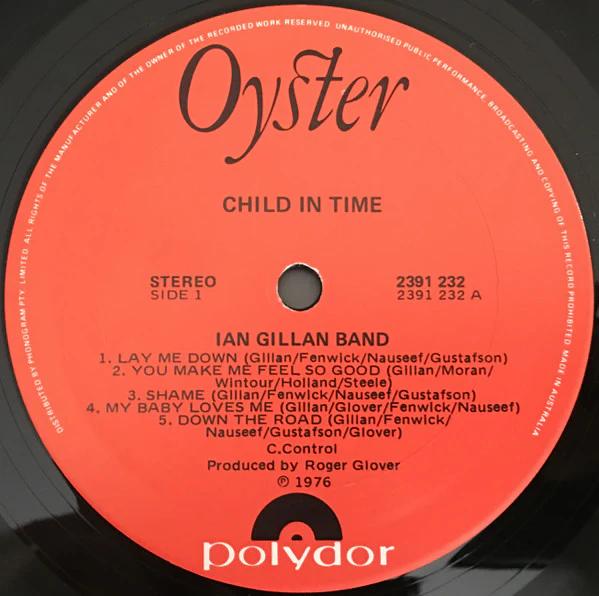 Ian Gillan Band – Child In Time (VG/VG) – LP, AU 1976 - Image 4
