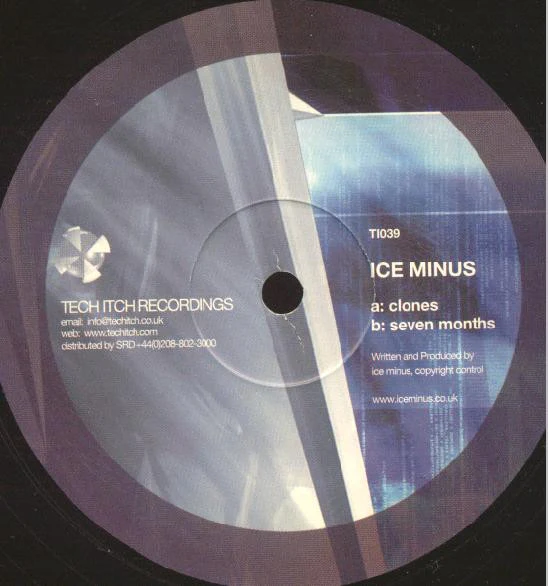 Ice Minus – Clones / Seven Months (VG/VG+) – 12", UK 2004