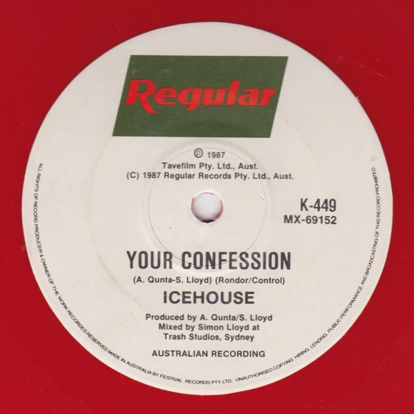 Icehouse – My Obsession (E/Generic) – 7", AU 1987 - Image 2