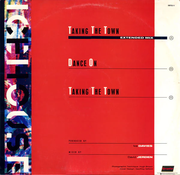 Icehouse – Taking The Town (VG+/VG+) – 12", AU 1984 - Image 2