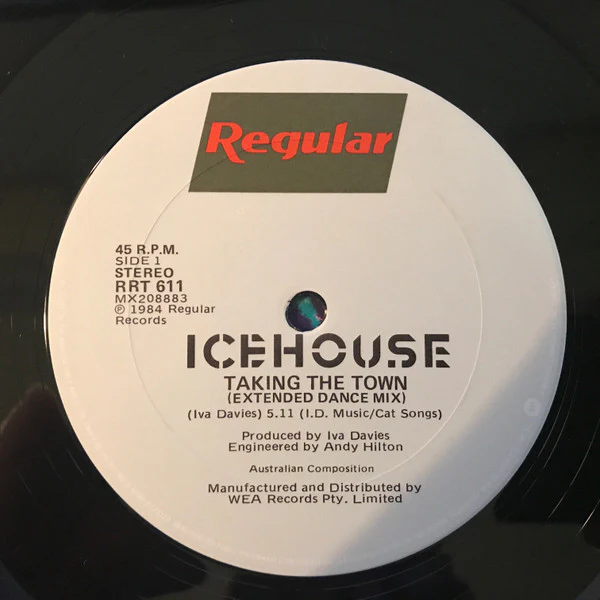 Icehouse – Taking The Town (VG+/VG+) – 12", AU 1984 - Image 3