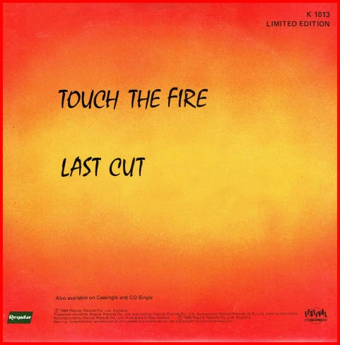 Icehouse – Touch The Fire (VG+/VG+) – 7", AU 1989 - Image 2