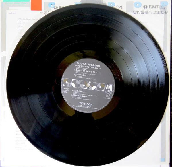 Iggy Pop – Blah-Blah-Blah (VG+) – LP, JP 1986, No OBI - Image 7