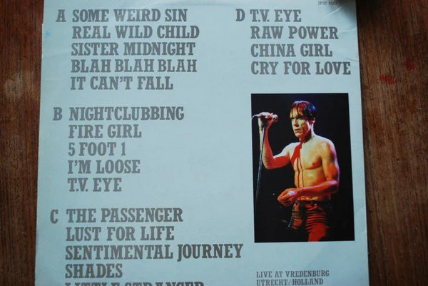 Iggy Pop – Cry For Love - Live At Vredenburg, Utrecht,Holland 24.11.86 (VG+/VG+) – 2xLP, FR 1987 - Image 3