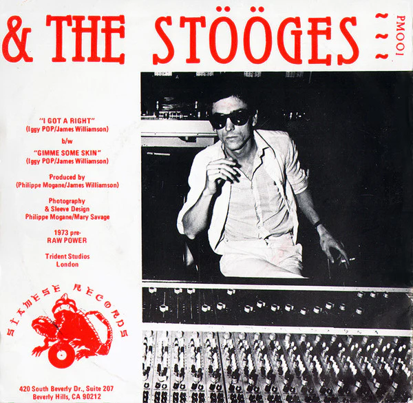 Iggy Pop, The Stooges – I Got A Right (Original Version) (VG+/VG+) – 7", US 1977 - Image 2