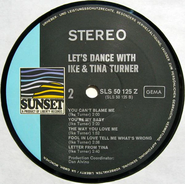 Ike & Tina Turner – Let's Dance With Ike & Tina Turner (VG+/VG+) – LP, DE 1972 - Image 4