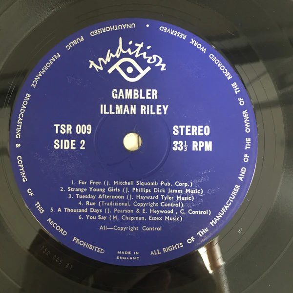 Illman Riley – Gambler (NM/VG+) – LP, UK 1971 - Image 4